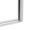 Fortifura Galeria Porte de douche - 200x70cm - 8mm - verre de sécurité - strié - charnières - poignée de porte - Chrome - Verre clair SW1212542
