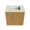 Mondiaz JOYA-DLUX Meuble de toilette 40cm - couleur Oak - Lavabo FAYE position Milieu Sans trou de robinet couleur Ostra. SW1422184