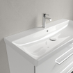 Villeroy & Boch Avento lavabo-meuble - 100x47cm - 1 trou de robinet avec trop-plein blanc SW59848