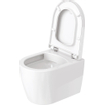 Duravit Me by starck pack cuvette suspendue compacte avec abattant softclose blanc SW115544