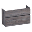 BRAUER Delight wastafelonderkast ondiep - 100x39x60cm - 2 softclose lades - greeploos - 1 sifon uitsparing - Driftwood SW1199425