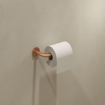 Clou Kaldur porte-rouleau de papier toilette en forme de L sans clapet bronze brossé PVD SW917311