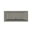Xenz Kristal Ligbad - 170x75x48 - afvoer Midden - acryl - cement SW378458