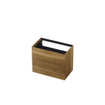 INK P2o Wastafelonderkast - 80x45x65cm - 2 lades - push to open - met rechte opdekfronten - Eiken - Aqua SW207451