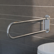Geesa Comfort & Safety Poignée de toilette pliante 70cm chrome SW98535
