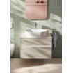 Villeroy & Boch Collaro opzetwastafel - ovaal 56x36cm - zonder overloop zonder kraangat ceramic+ stone white SW336076