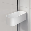 Sealskin inc. douche à l'italienne type a3 140x200cm avec panier de douche verre de sécurité transparent de 8mm avec revêtement anti-calcaire argenté brillant SW795474