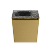 MONDIAZ TURE-DLUX meuble de toilette 40cm Oro. EDEN lavabo Lava position gauche. Sans trou de robinet. SW1103902