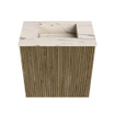 Mondiaz JOYA-DLUX 40cm toiletmeubel - kleur Dusk - Wastafel FAYE positie Midden Zonder kraangat kleur Nata. SW1425876