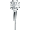 Hansgrohe Croma Select E handdouche Multi 1/2 xØ11cm met soft rain intense rain en massagestraal wit/chroom 0605326