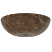Plieger Round waskom - 38x38x13.6cm - marmer bruin TWEEDEKANS OUT14600