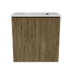 Mondiaz JOYA-DLUX 40cm toiletmeubel - kleur Dusk - Wastafel FAYE positie Midden Zonder kraangat kleur Opalo. SW1423274