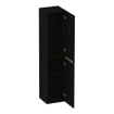 BRAUER Elevate armoire de salle de bain - 160x35x35cm - hors poignées rapportées - 2 portes - ouverture à gauche ou à droite - Timber Black SW1200025