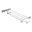 Geesa Modern Art Porte-serviettes avec étagère 62cm Chrome 0650159