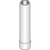 Viega tube vertical 6/4x120mm chrome 0501018