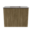 Mondiaz JOYA-DLUX 50cm toiletmeubel - kleur Dusk - Wastafel FAYE positie Links 1 kraangat kleur Oza. SW1425960