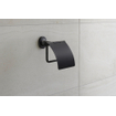 Duravit Starck T Toiletrolhouder - met klep - zwart mat SHOWROOMMODEL SHOW26118
