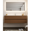 Mondiaz VICA Ensemble de meuble de salle de bain - 150cm - meuble sous-vasque reposant - 2 tiroirs - lavabo cloud milieu - 1 trou de robinet - version XL 60cm haut SW1089720