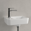 Villeroy & Boch O.novo Lave-main WC 36x14.5x13.5cm 1 trou de robinet gauche sans trop-plein Ceramic+ Blanc Alpin SW448502
