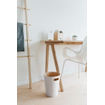 Poubelle Umbra Woodrow - 23x23x28cm - 7,5 litres - blanc/naturel SW539618
