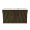 Mondiaz JOYA-DLUX Meuble de salle de bains 70cm - couleur Shadow - Vasque FAYE position Milieu 1 trou de robinet couleur Ostra. SW1422997