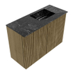 Mondiaz JOYA-DLUX 60cm toiletmeubel - kleur Dusk - Wastafel FAYE positie Rechts 1 kraangat kleur Lava. SW1423252