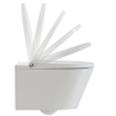 QeramiQ Luma WC-douche - Sans bride - sèche-cheveux - douchette intime - Blanc brillant SW1247816