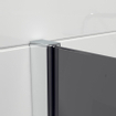 Saniclass Bellini inloopdouche - 80x200cm - rookglas - chroom met muurprofiel zonder stabilisatiestang SHOWROOMMODEL SHOW19751