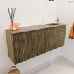 Mondiaz JOYA-DLUX 100cm toiletmeubel - kleur Dusk - Wastafel FAYE positie Rechts 1 kraangat kleur Arena. SW1425761