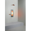 Sunshower Round Small Plus infrarood en UV licht inbouw 95x33x10cm Grey SW767731