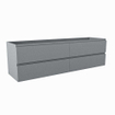 Mondiaz HAY wastafelonderkast - 170x45x50cm - 4 lades - uitsparing midden - softclose - Plata SW1016158