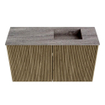 Mondiaz JOYA-DLUX 70cm toiletmeubel - kleur Dusk - Wastafel FAYE positie Rechts 1 kraangat kleur Oza. SW1425970