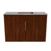 Mondiaz JOYA-DLUX 60cm toiletmeubel - kleur Ruby - Wastafel FAYE positie Midden 1 kraangat kleur Oza. SW1425497