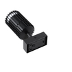 QAZQA Boris Applique murale - 1 lampe - lampe led dimmable - IP44 - Rond - Noir SW1477250