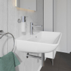 Duravit Me by starck lavabo 60x46 cm. 1x trou de robinet avec trop-plein blanc 0293424
