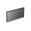 Forzalaqua Reno 2.0 miroir 140x80cm Rectangulaire sans éclairage avec cadre Chêne massif Black oiled SW492595