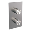 BRAUER Brushed Edition Regendoucheset inbouw - hoofddouche 30cm - gladde knop - inclusief inbouwdeel - handdouche Rond 3 standen - PVD - geborsteld RVS SW538388