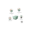 Brabantia Sort & Go Afvalemmer - 20 liter - stapelbaar - hengsel - jade green SW1117381