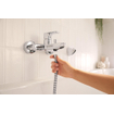 Hansgrohe Rebris s eengreeps opbouw badmengkraan mat zwart SW803073