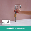 Hansgrohe Tecturis s Mitigeur lavabo - bonde clic clac - bec 13.9cm - Chrome SW918624