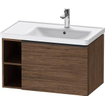 Duravit D-neo Meuble sous vasque 78.4x45.2x44cm 1 tiroir Noisette (foncé) mat SW641418