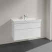 Villeroy & Boch Collaro meuble sous-lavabo - 95,4x54,6cm - 2 tiroirs White matt SW479504