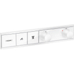 Hansgrohe RainSelect afbouwdeel voor inbouw douchekraan thermostatisch voor 2 functies 45.6x90cm mat wit SW297653