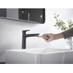 Hansgrohe Talis e 1-gr wastafelmkr 240 zonder afvoer mat zwart SW528826