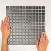 The Mosaic Factory Barcelona carrelage mosaïque - 30x30cm - carrelage mural et de sol - Carré - Porcelaine Noir Mat SW157419