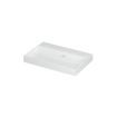 INK Urban lavabo - 70x45x8cm - 1 cuve - 0 trous de robinet - porcelaine blanc brillant SB0201001