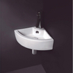 GO by Van Marcke Hera lave-mains modèle d'angle 44x31,5x12,6 cm porcelaine blanc 1 trou de robinet SW291061