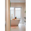 Zeza Marrono Baignoire îlot - 170x82cm - siphon - Acrylique - blanc brillant SW276847