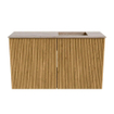 Mondiaz JOYA-DLUX Meuble de toilette 70cm - couleur Chêne - Vasque FAYE position Droite Sans trou de robinet couleur Saba SW1424167