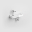 Clou Mini Wash Me lave-mains 45x19cm trou de robinet à gauche Céramique Blanc SW9286